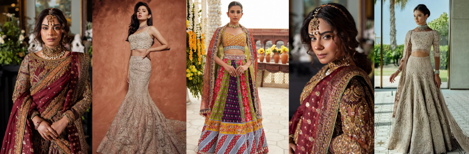 Kaleidoscope of Colors in Pakistani Bridal Fashion – Skim Scroll